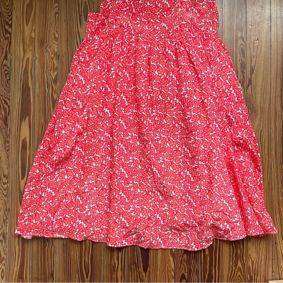 NWT Solid & Striped Floral Babydoll Dress - Picture 4 of 10